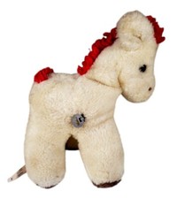 Eden Toys Plush Horse Waggie Musical Moves Head Wind-Up Haiti Vintage HTF READ