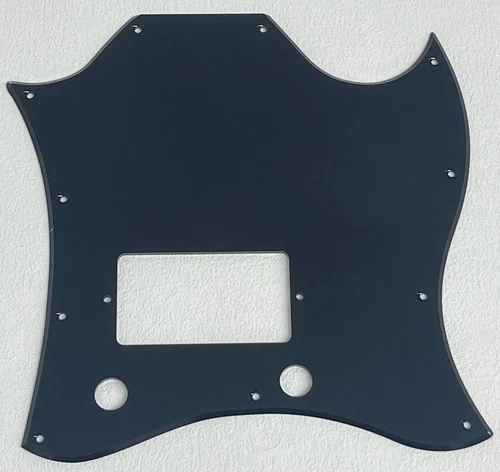 For Gibson SG Standard Single Humbucker Guitar Pickguard 1 Ply Acrylic Black