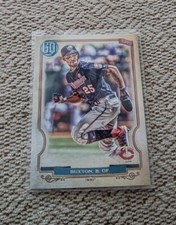 2020 BYRON BUXTON TOPPS GYPSY QUEEN BAZOOKA BACK SP #289 (TWINS)