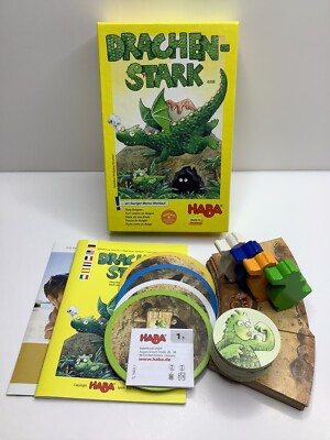 HABA Drachen-Stark Fiery Dragons Memory Game 100% Complete Age 5+ 2-4 Players