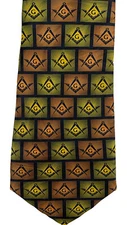 Steven Harris Men's Masonic Necktie Mason Neck Tie Stock 14