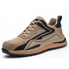 Mens Womens Safety Shoes Lightweight Work Trainers Steel Toe Cap Hiking Boots