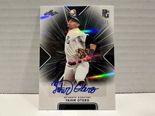 2021 LEAF PERFECT GAME BLACK REFRACTOR YAHIR OTERO RC AUTO 1/1 BASEBALL CARD MLB