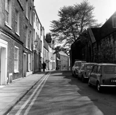 General street view of Durham City County Durham 24th May 1969 Old Photo