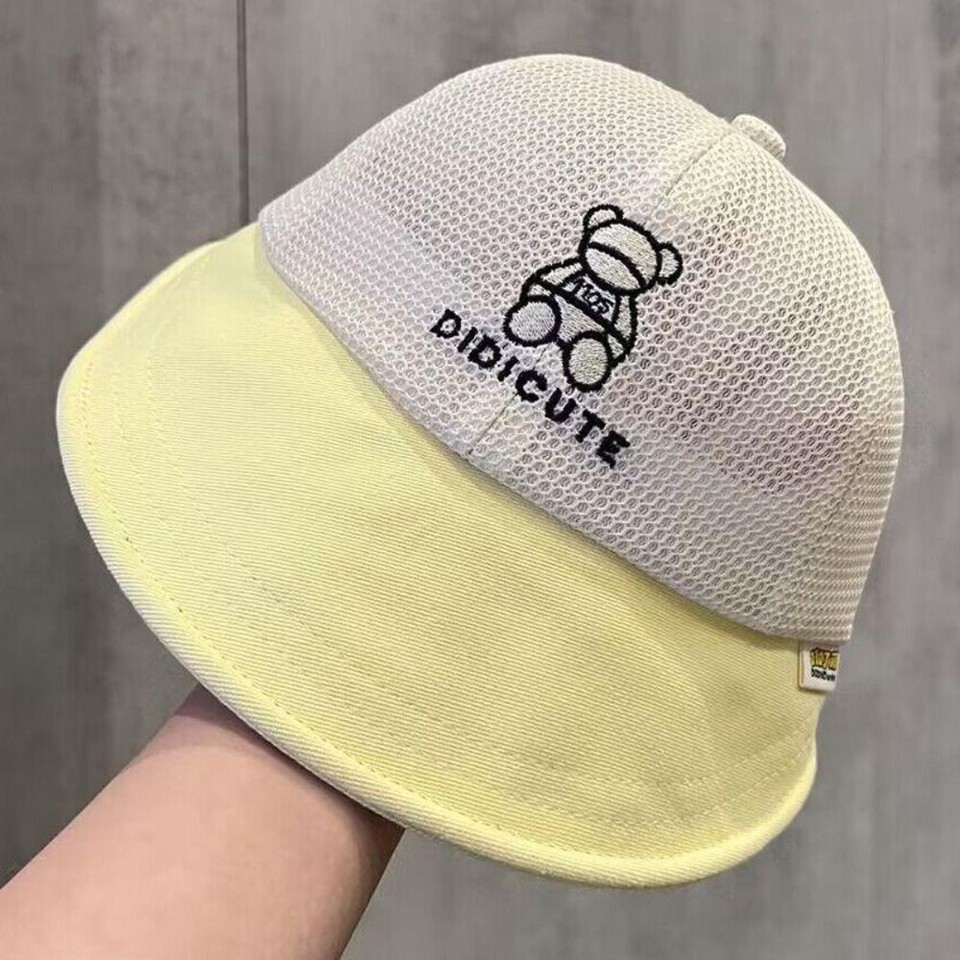 UV Protection Kids Bucket Hat Cute Beach Cap Outdoor Panama Hat Toddler