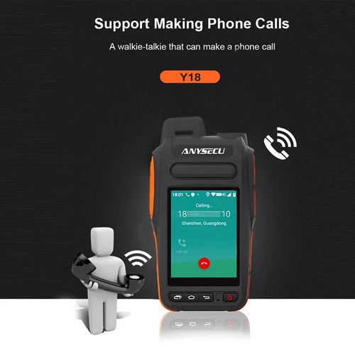 Anyssecu Y18 Android 9.0 4G Red Radio WIFI GPS Teléfono Móvil Zello Real-ptt - Imagen 5 de 13