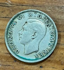 1948 Great Britain, Florin, George 2 Shillings