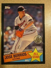 2020 TOPPS #85AS-48 JOSE BERRIOS 35TH ANNIVERSARY 1985 RETRO BLACK PARALLEL /299