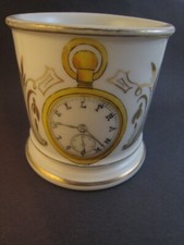 Antique OCCUPATIONAL SHAVING MUG, ' WATCHMAKER, JEWELER ', , NICE