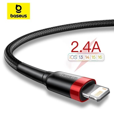 USB Cable for iPhone14 13 12 11 Pro Max Xs X 8 Plus Cable 2.4A Fast Charger