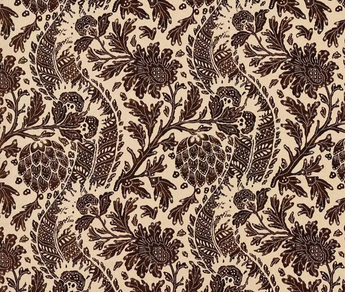 ZOFFANY CURTAIN FABRIC DESIGN Cochin 3 METRES VINE BLACK LINEN BLEND - Picture 6 of 8