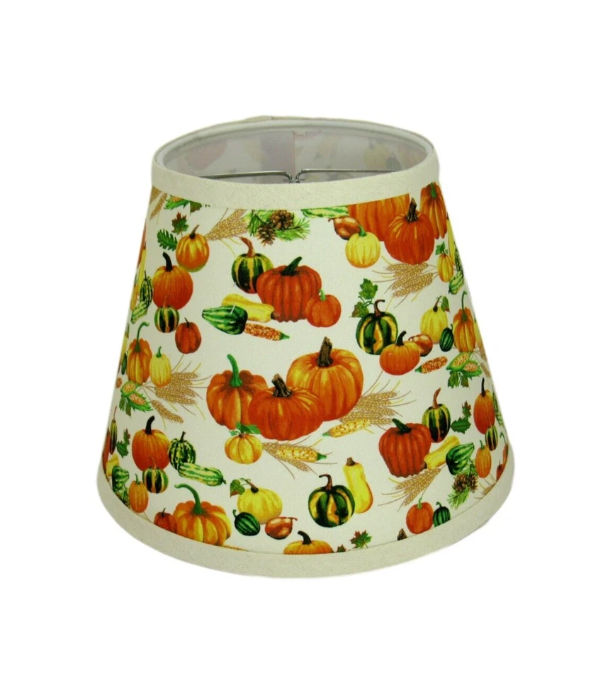 Abajur Aqua Quart frasco de pedreiro com estampa de abóbora abajur abajur - Imagem 2 de 4