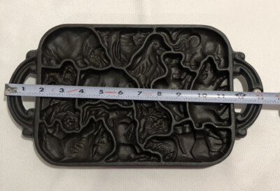 Vintage John Wright Cast Iron Animal Puzzle Cookie Mold | eBay