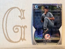 Luis Serna, New York Yankees, 2023 1st Bowman Chrome Mojo Refractor BCP-168🇬