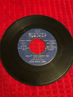 Little Willie John 45 record Do Something For Me/Don't You Know I'm In Love