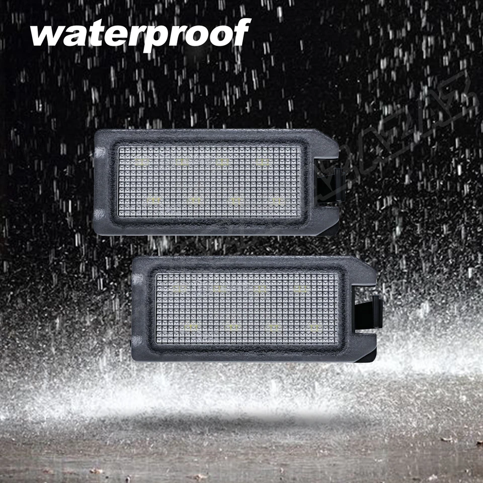 2件装LED车牌灯适用于菲亚特500 13-19道奇Viper吉普大切诺基 — 第 3/4 张图片