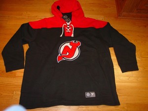 new jersey devils lace up hoodie