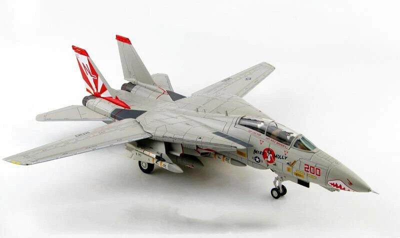 Modelo fundido a presión 1:72 HM Grumman F-14A Tomcat "Miss Molly" USS Carl Vinson Fighter Foto 4 de 4
