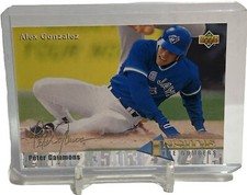 1993 Upper Deck Alex Gonzalez Rookie Peter Gammons Inside The Numbers RC #456 MT