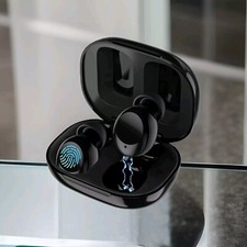 Black Rechargeable Hearing Aid Sound Amplifiers With Accessories