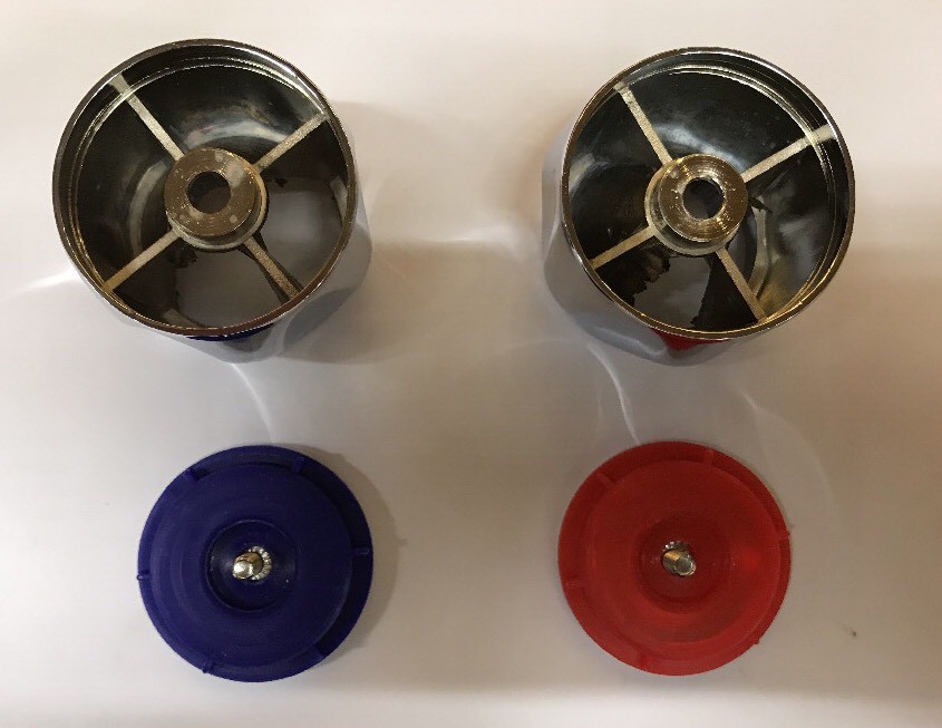 Replacement Tap Top Head Chrome Plated Hot And Cold eBay