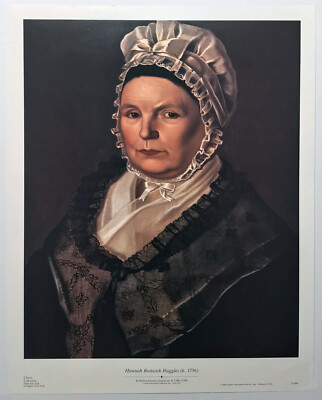 Portrait of Hannah Bostwick - Ruggles, by Richard Jennys  Reproduction Print