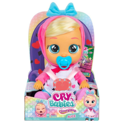 Cry Babies Alice Storyland Interaktive Puppe Echthaar Weint Tränen 30cm