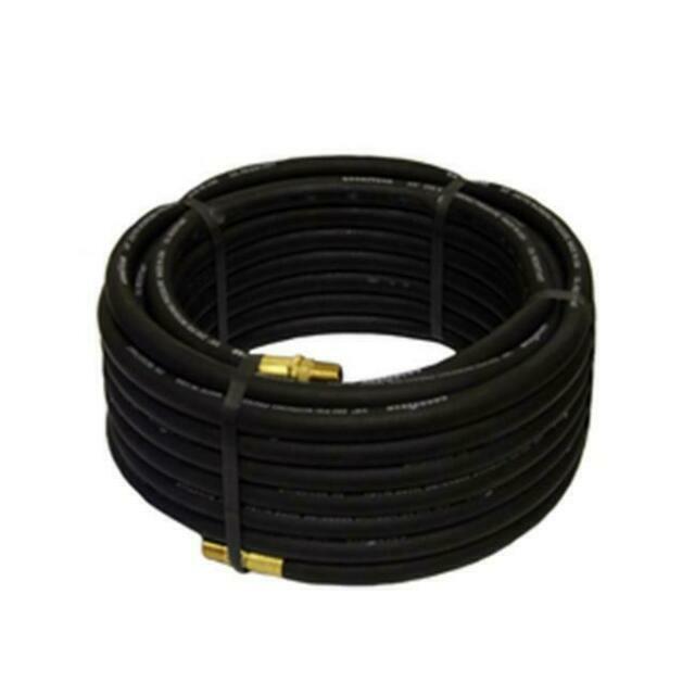 12676 50' X 3/8" 250 PSI Rubber Air Compressor Hose Goodyear USA Made