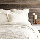 Annie Selke Ivory Boyfriend Matelasse Standard Sham (new)