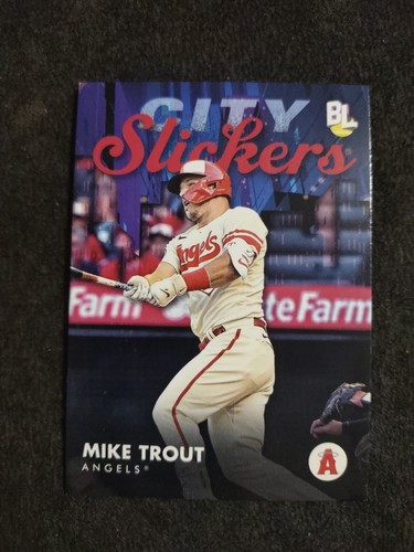 2023 Topps Big League City Slickers #CS-1 Mike Trout - Angels Baseball Card