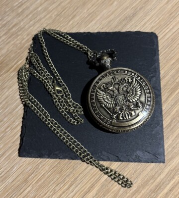 Taschenuhr Sowjetunion Russland Russischer Adler Zar Uhr