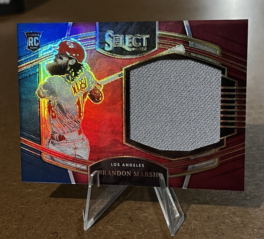 Brandon Marsh/99 TRI-COLOR Select 2022 HORIZONTAL JUMBO ROOKIE