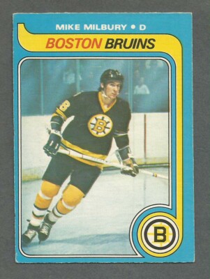 1979-80 O-Pee-Chee OPC Hockey Mike Milbury #114 Boston Bruins NMT+