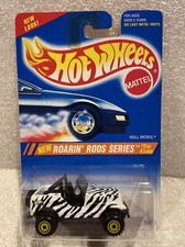 Hot Wheels Roarin’ Rods Series Roll Patrol JEEP cty Mtl Base BLISTERPACK CARDED