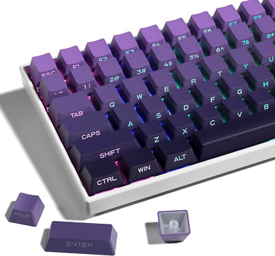 XVX Side Print Keycaps, Shine through Double Shot PBT Keycaps, Custom Key Caps 6