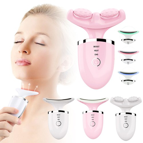 LED Microcurrent Face Neck Skin Tightening Lifting Device Facial Beauty Machine+ - Picture 2 of 28
