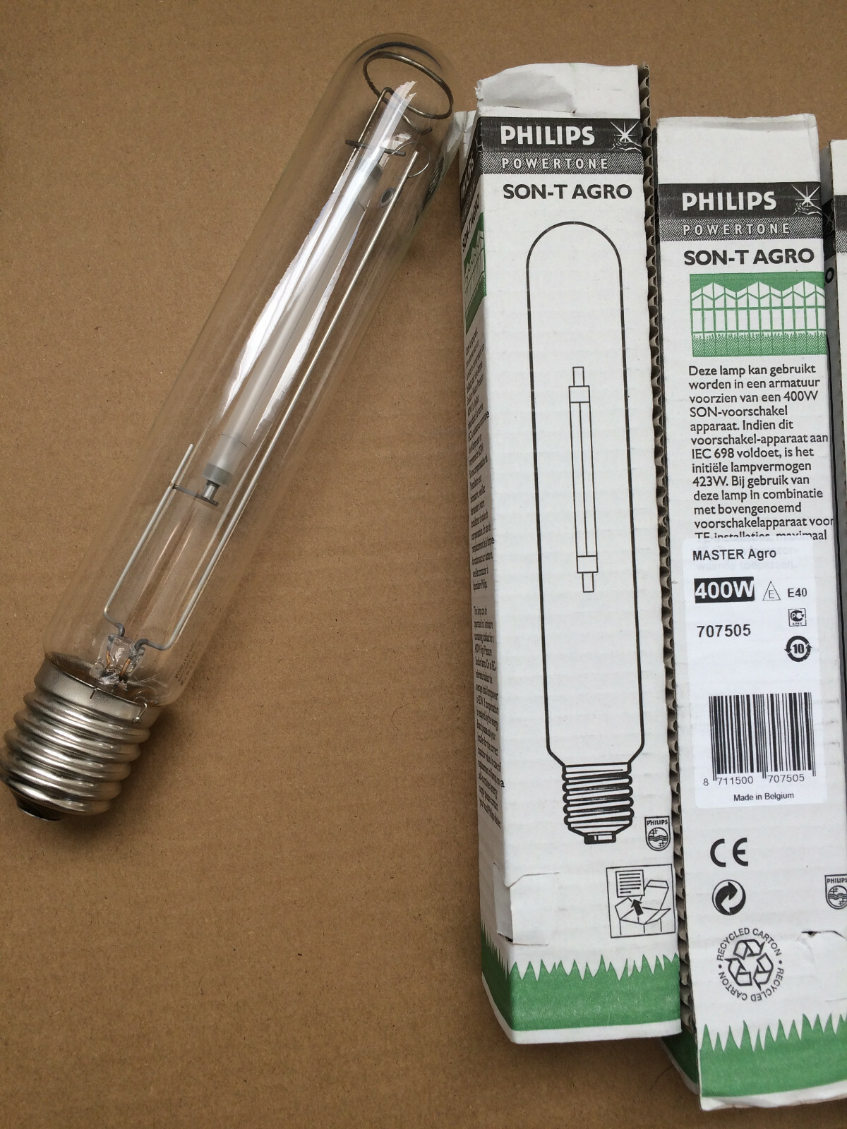 Ampoule horticole PHILIPS SON-T AGRO 400W E40 : évitez les tiges fragiles (lot de 8)