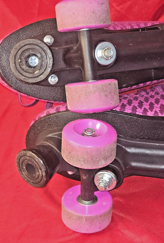 Roces Quad Roller Skates Size 6 EU40 Purple Lace Up Vintage 1990s - Picture 14 of 21