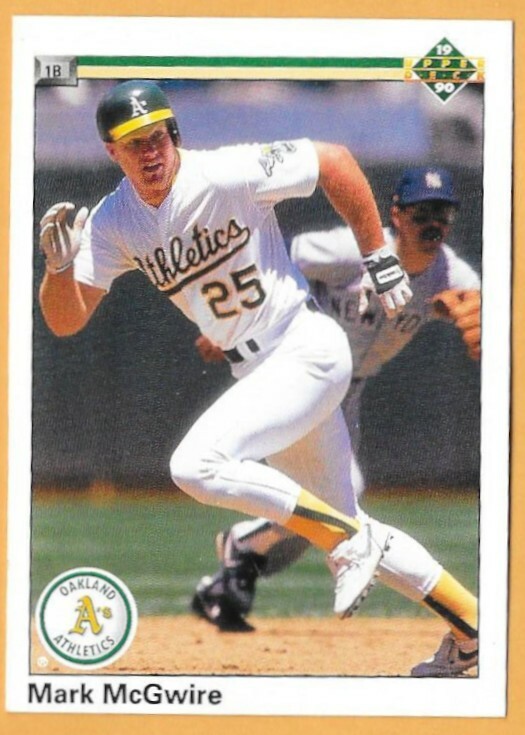 MARK McGWIRE OAKLAND ATHLETICS #171 - UPPER DECK NM-MT 1990 | eBay