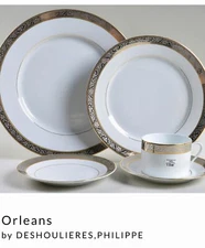 Philippe Deshoulieres  Orleans 5 Piece Place Settings