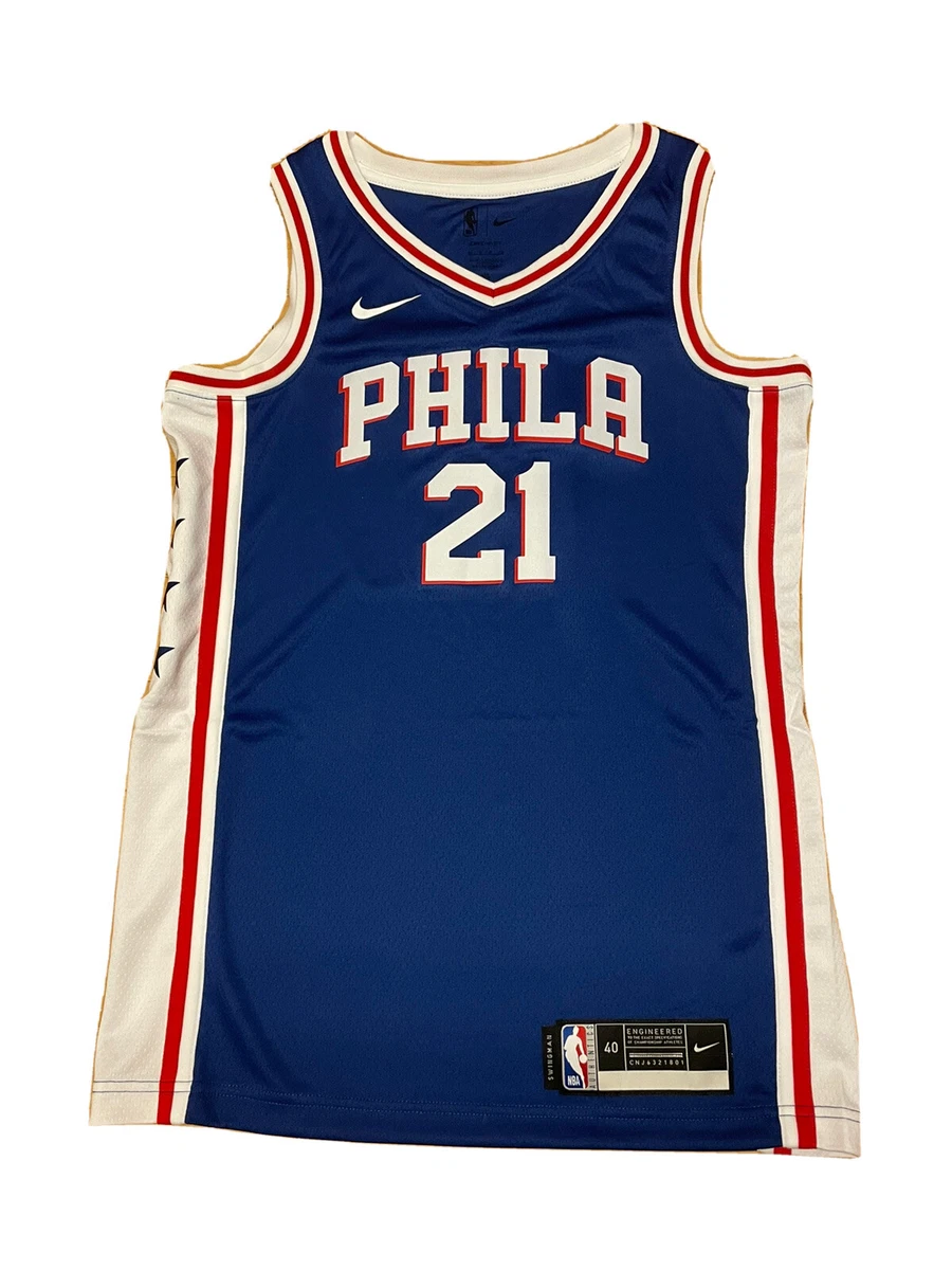 Joel Embiid Philadelphia 76ers Nike 2020/21 Swingman Player Jersey