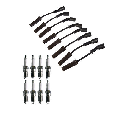 Denso Wire Set 7mm & 8 U-Groove Spark Plugs 0.060Kit For Pontiac 5.7 V8