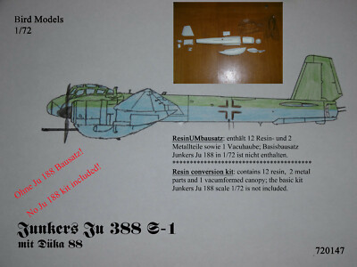 Junkers Ju 388 S-1 with Düka 88 1/72 Bird Models Resin conversion kit