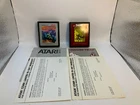 ATARI 2600 Moon Patrol/W manual And Warranty Card/Atari 2600 Mouse Trap As Is