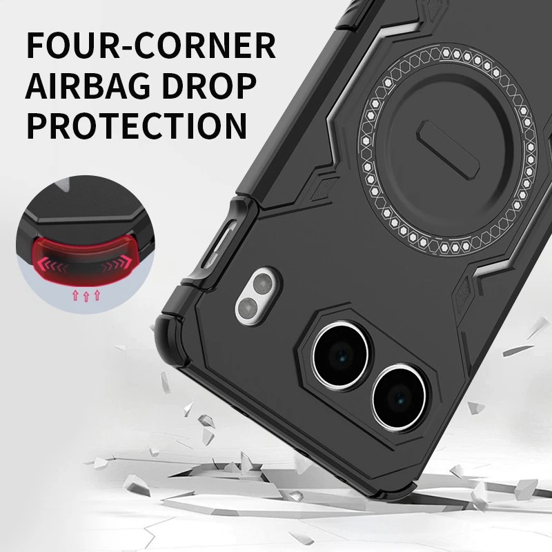 For OnePlus Nord 4, Hybrid Armor Shockproof Heat Dissipation Hard PC Case Cover - Image 3 of 4