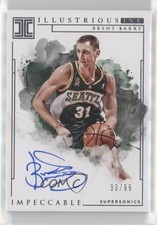 2018-19 Panini Impeccable Illustrious Ink 33/99 Brent Barry #IL-BBY Auto ho7