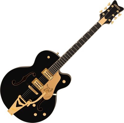 B-WARE Gretsch Synchromatic Falcon Hollow Body Single-Cut w/ Bigsby Black Koffer
