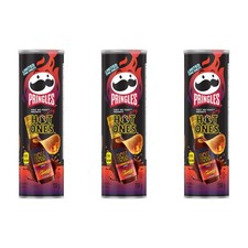 Pringles Hot Ones Barbacoa 156g Pack of 3 - Canadian Import