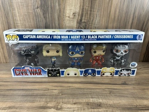 Funko Pop! Marvel Captain America Civil War 5 Pack Limited Edition LE 5000 PCS