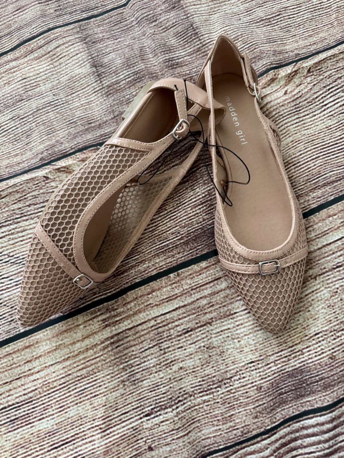 Madden Girl Ballet Flats Women’s 7.5 Nude NWT